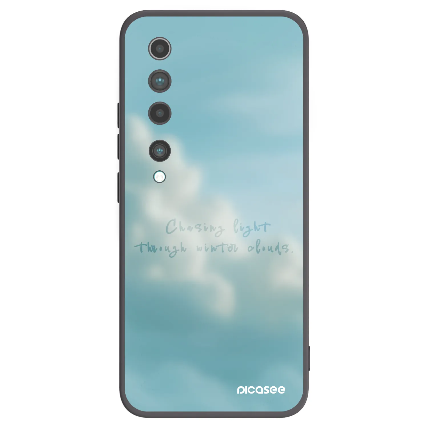 Picasee crna silikonska maskica za Xiaomi Mi 10 - CHASiNG LIGHT