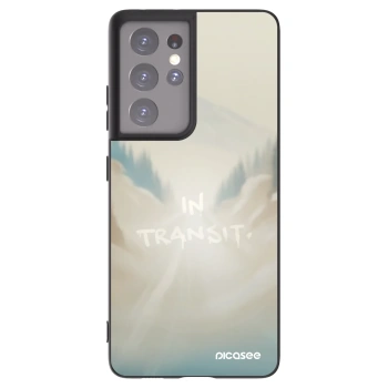 Picasee crna silikonska maskica za Samsung Galaxy S21 Ultra 5G G998B - IN TRANSIT