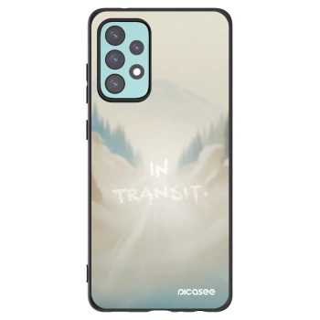 Picasee crna silikonska maskica za Samsung Galaxy A72 A725F - IN TRANSIT