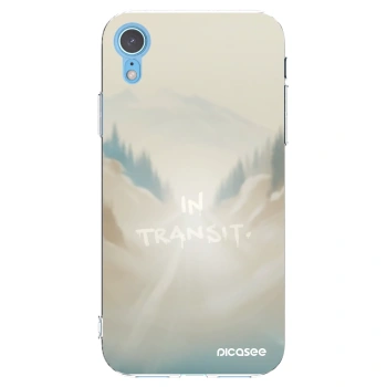Picasee silikonska prozirna maskica za Apple iPhone XR - IN TRANSIT