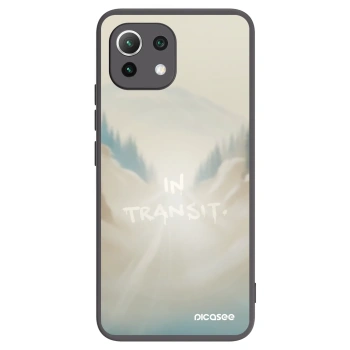 Picasee crna silikonska maskica za Xiaomi 11 Lite 5G NE - IN TRANSIT