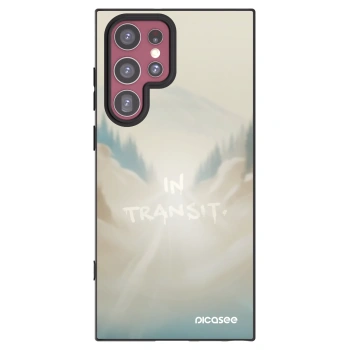 Picasee crna silikonska maskica za Samsung Galaxy S22 Ultra 5G - IN TRANSIT