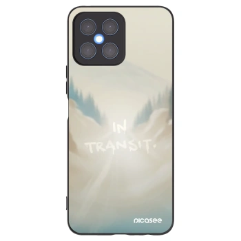 Picasee crna silikonska maskica za Honor X8 4G - IN TRANSIT