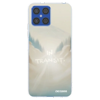 Picasee silikonska prozirna maskica za Honor X8 4G - IN TRANSIT