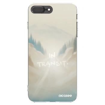 Picasee silikonska prozirna maskica za Apple iPhone 8 Plus - IN TRANSIT
