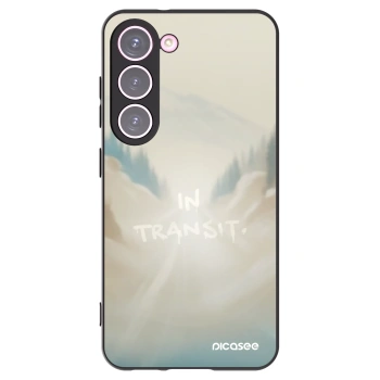 Picasee crna silikonska maskica za Samsung Galaxy S23 5G - IN TRANSIT