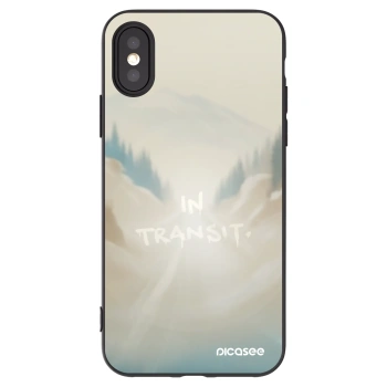 Picasee crna silikonska maskica za Apple iPhone X/XS - IN TRANSIT