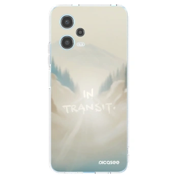Picasee silikonska prozirna maskica za Xiaomi Redmi Note 12 5G - IN TRANSIT