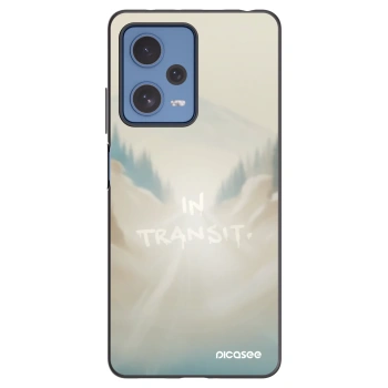 Picasee crna silikonska maskica za Xiaomi Redmi Note 12 Pro 5G - IN TRANSIT