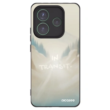 Picasee crna silikonska maskica za Xiaomi Redmi Note 14 5G - IN TRANSIT