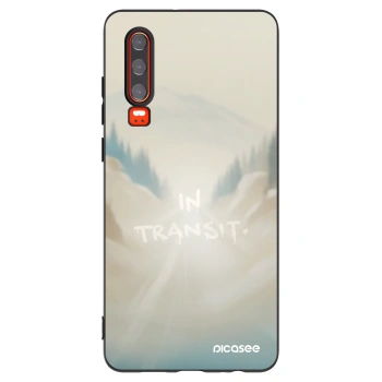 Picasee crna silikonska maskica za Huawei P30 - IN TRANSIT