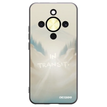 Picasee crna silikonska maskica za Honor Magic8 Lite 5G - IN TRANSIT