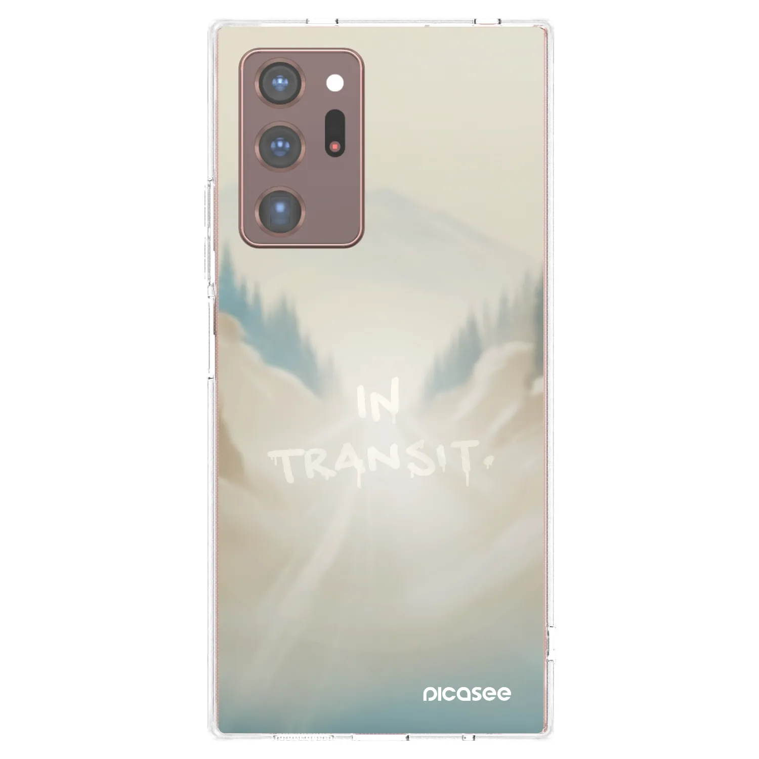 Picasee silikonska prozirna maskica za Samsung Galaxy Note 20 Ultra - IN TRANSIT