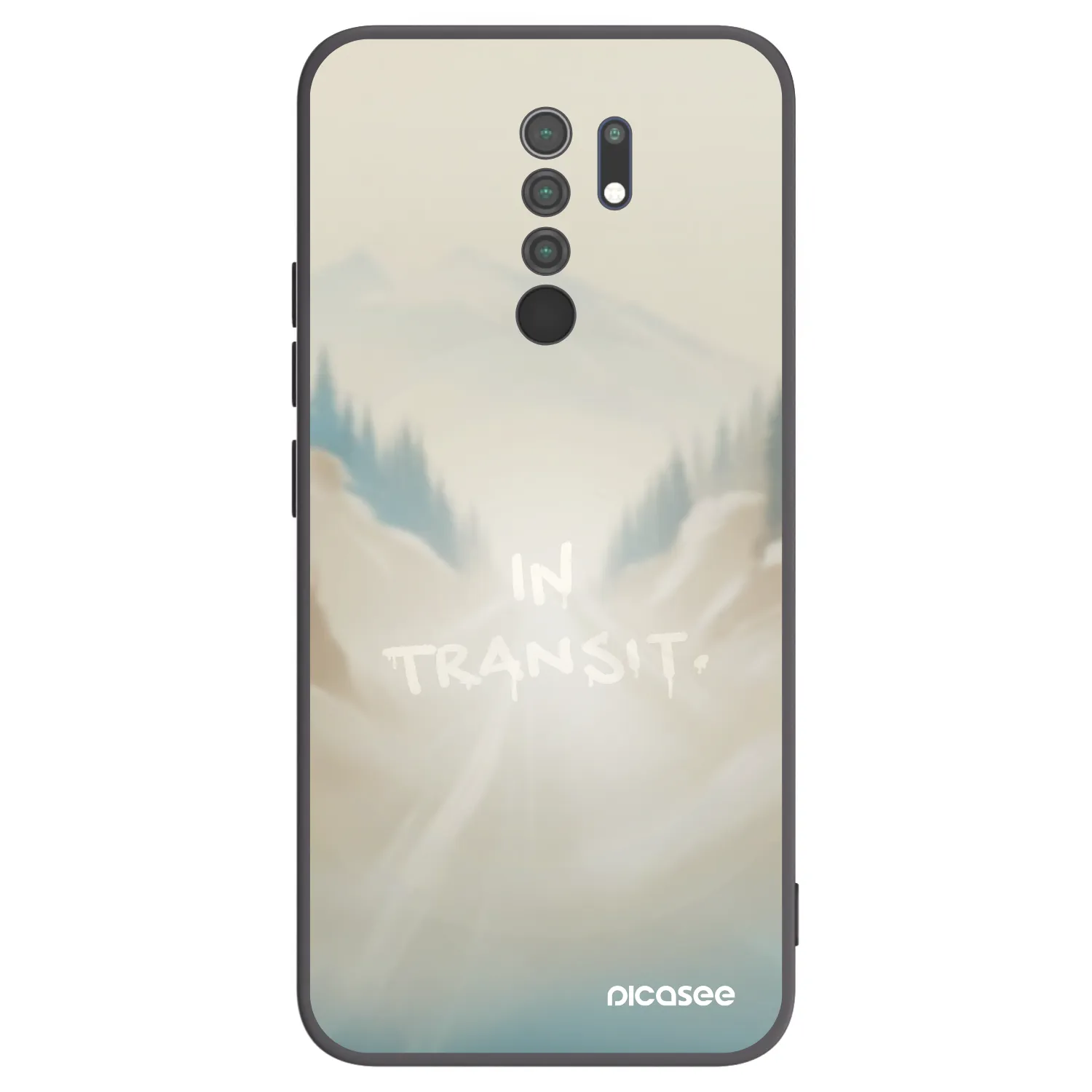 Picasee crna silikonska maskica za Xiaomi Redmi 9 - IN TRANSIT