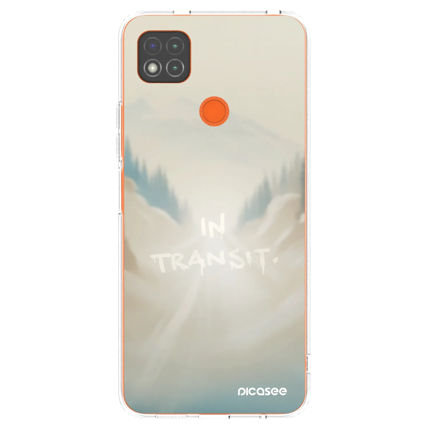 Picasee silikonska prozirna maskica za Xiaomi Redmi 9C - IN TRANSIT