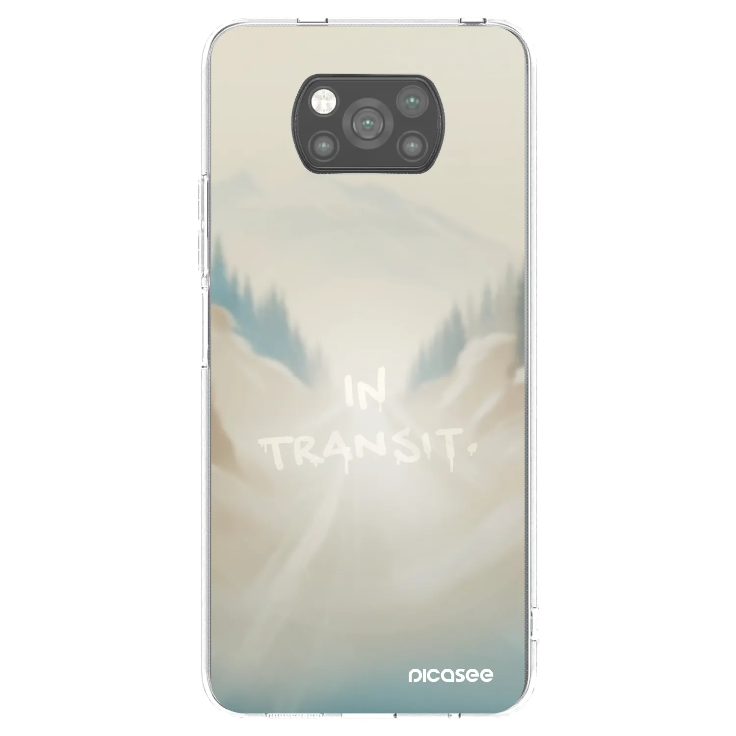 Picasee crna silikonska maskica za Xiaomi Poco X3 - IN TRANSIT