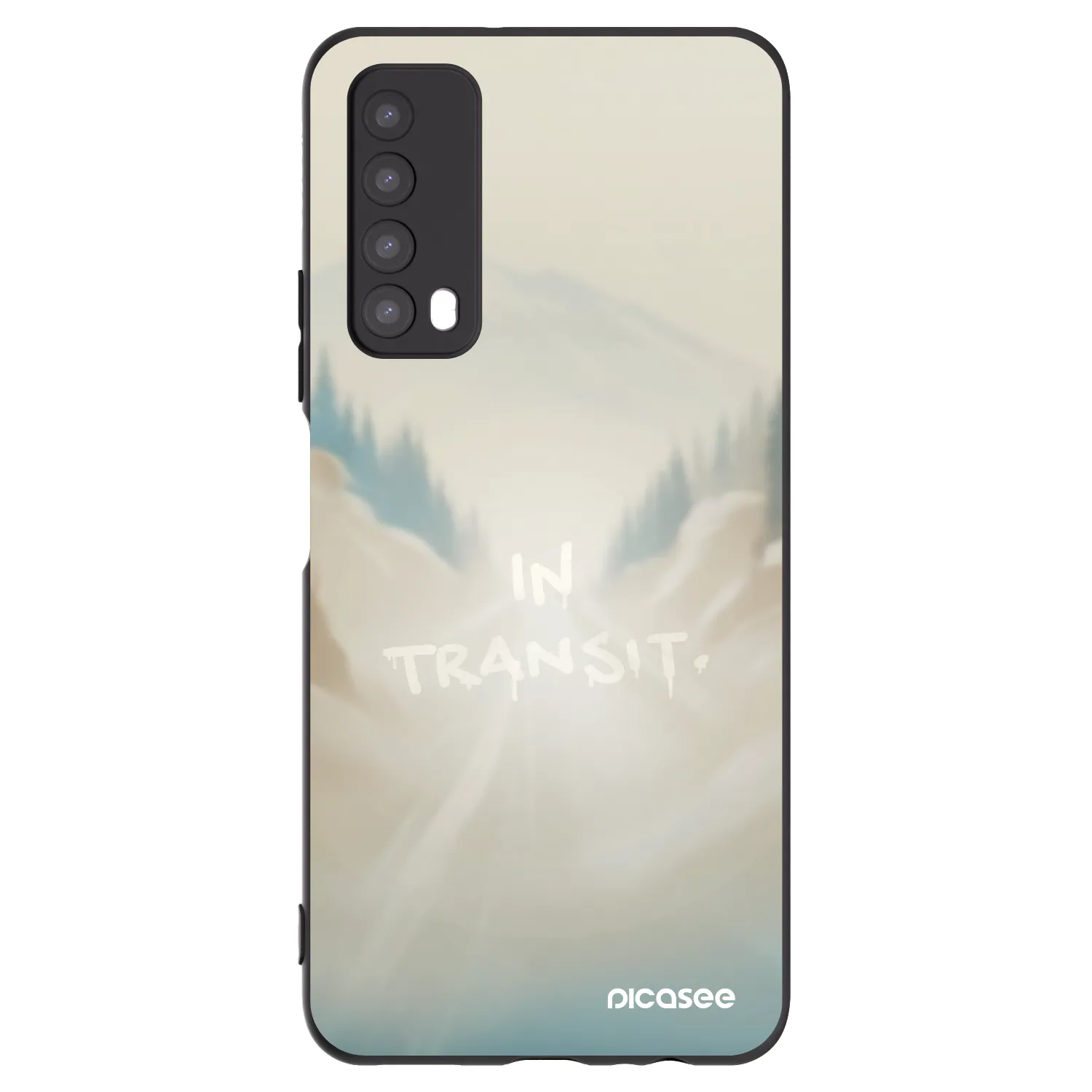 Picasee crna silikonska maskica za Huawei P Smart 2021 - IN TRANSIT