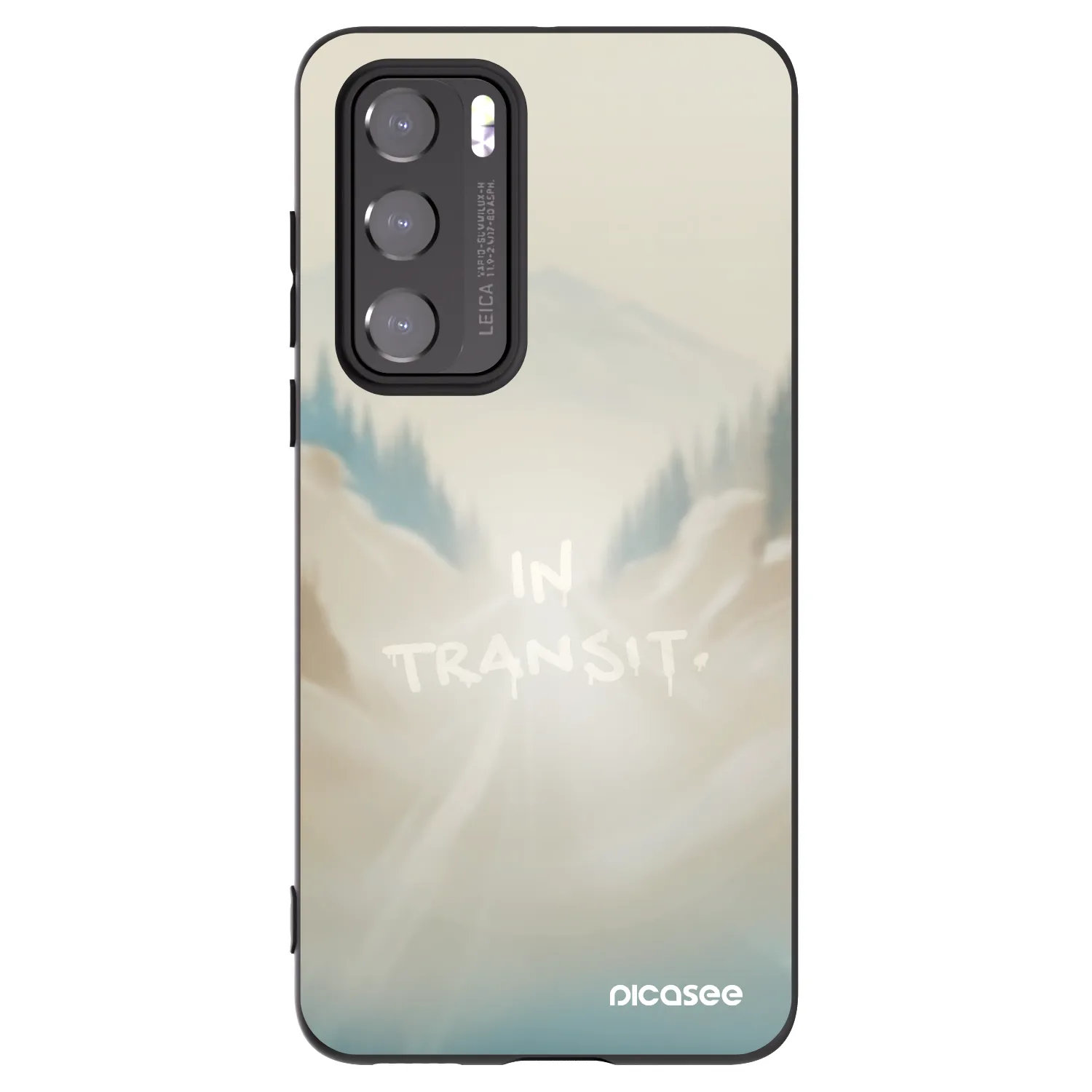 Picasee crna silikonska maskica za Huawei P40 - IN TRANSIT