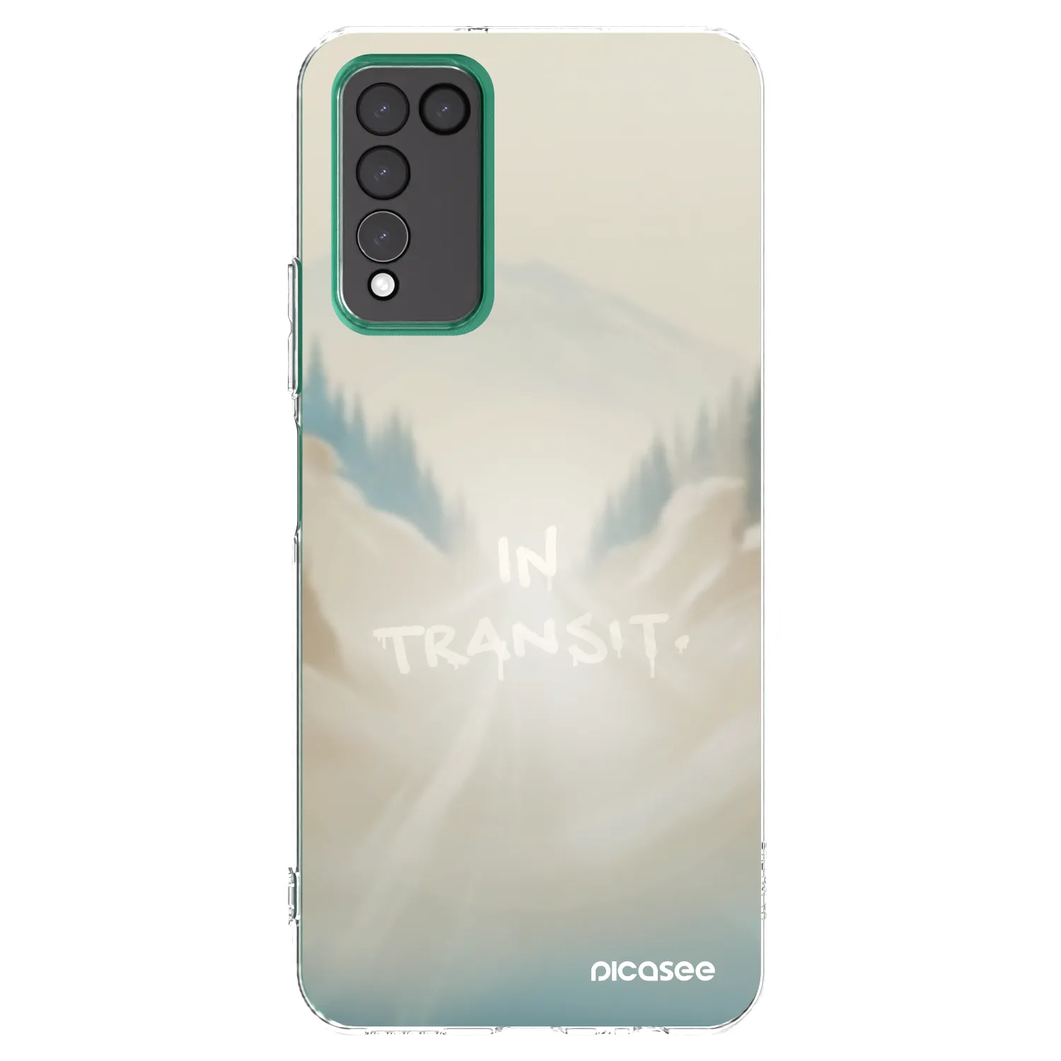 Picasee silikonska prozirna maskica za Honor 10X Lite - IN TRANSIT