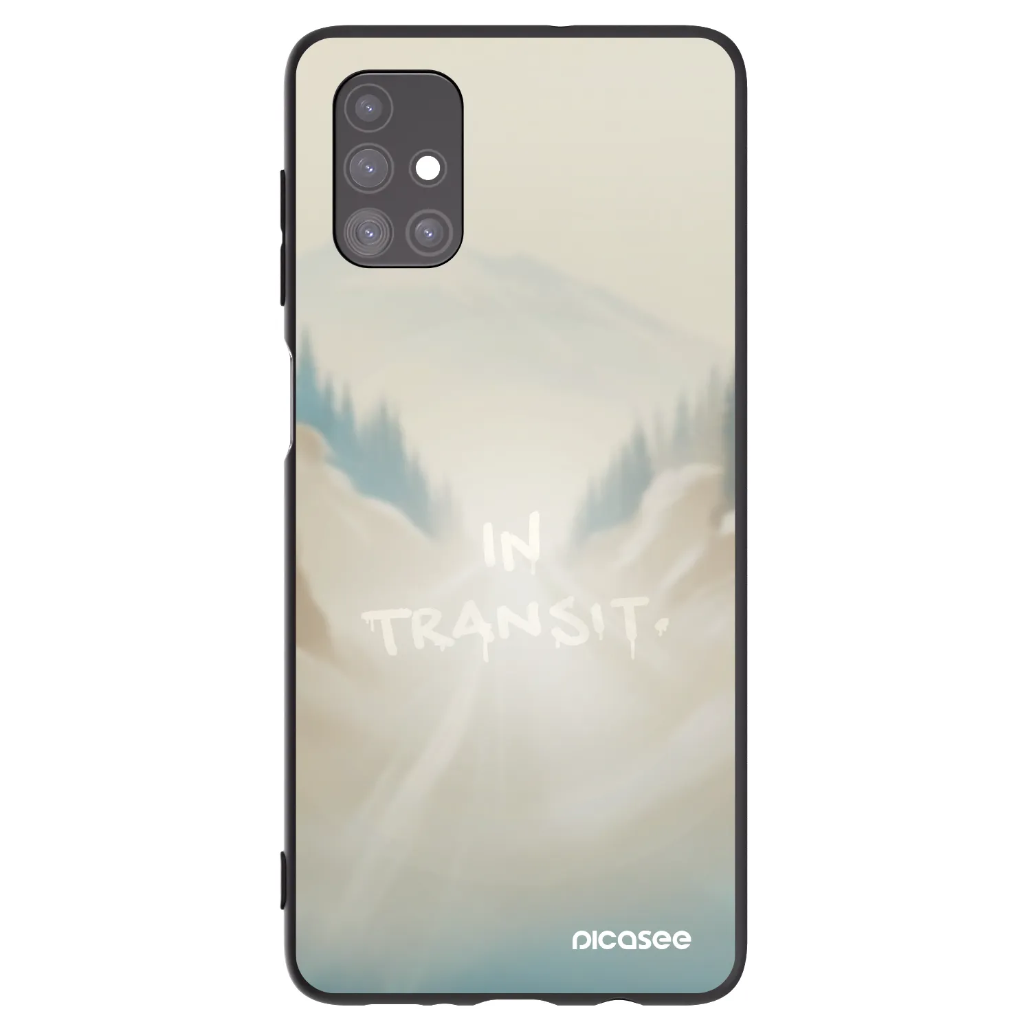 Picasee crna silikonska maskica za Samsung Galaxy M51 M515F - IN TRANSIT