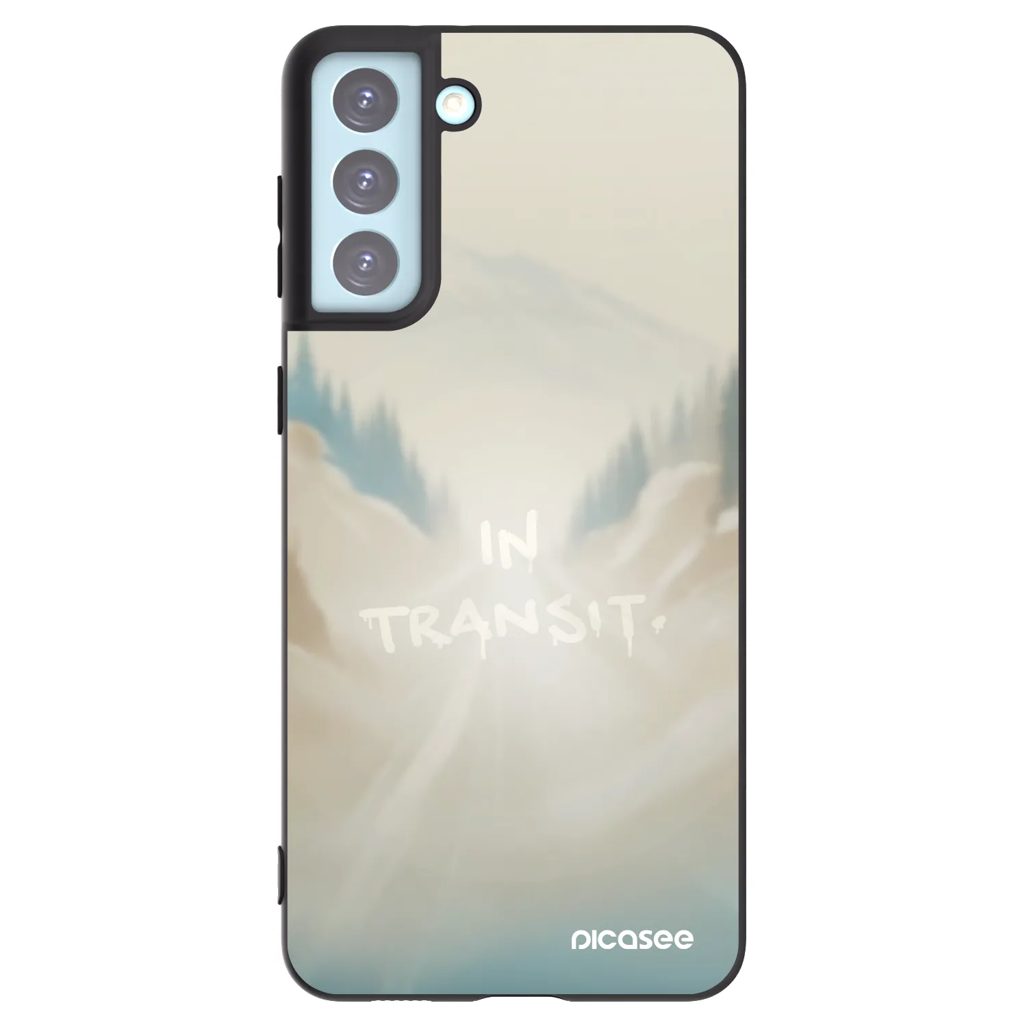 Picasee crna silikonska maskica za Samsung Galaxy S21+ 5G G996F - IN TRANSIT