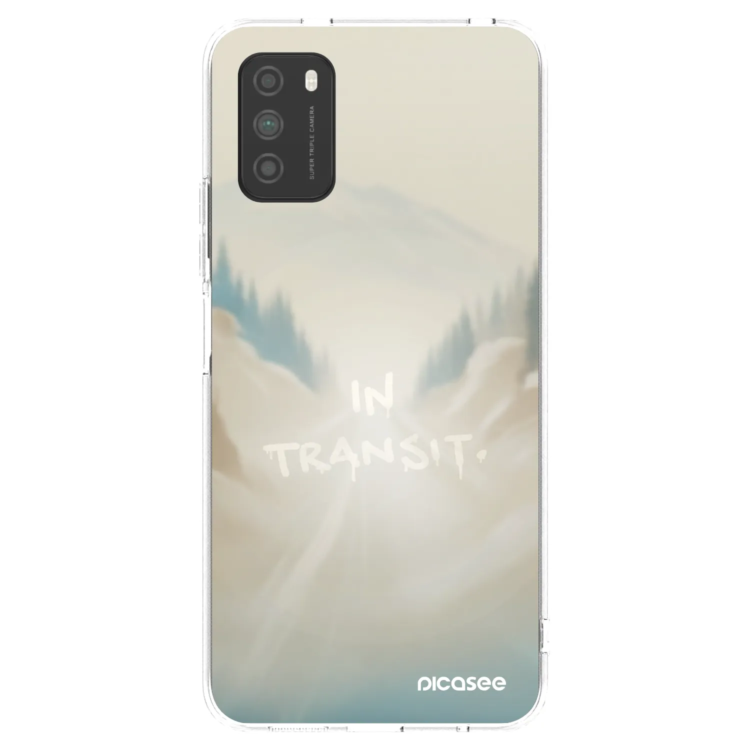 Picasee silikonska prozirna maskica za Xiaomi Poco M3 - IN TRANSIT