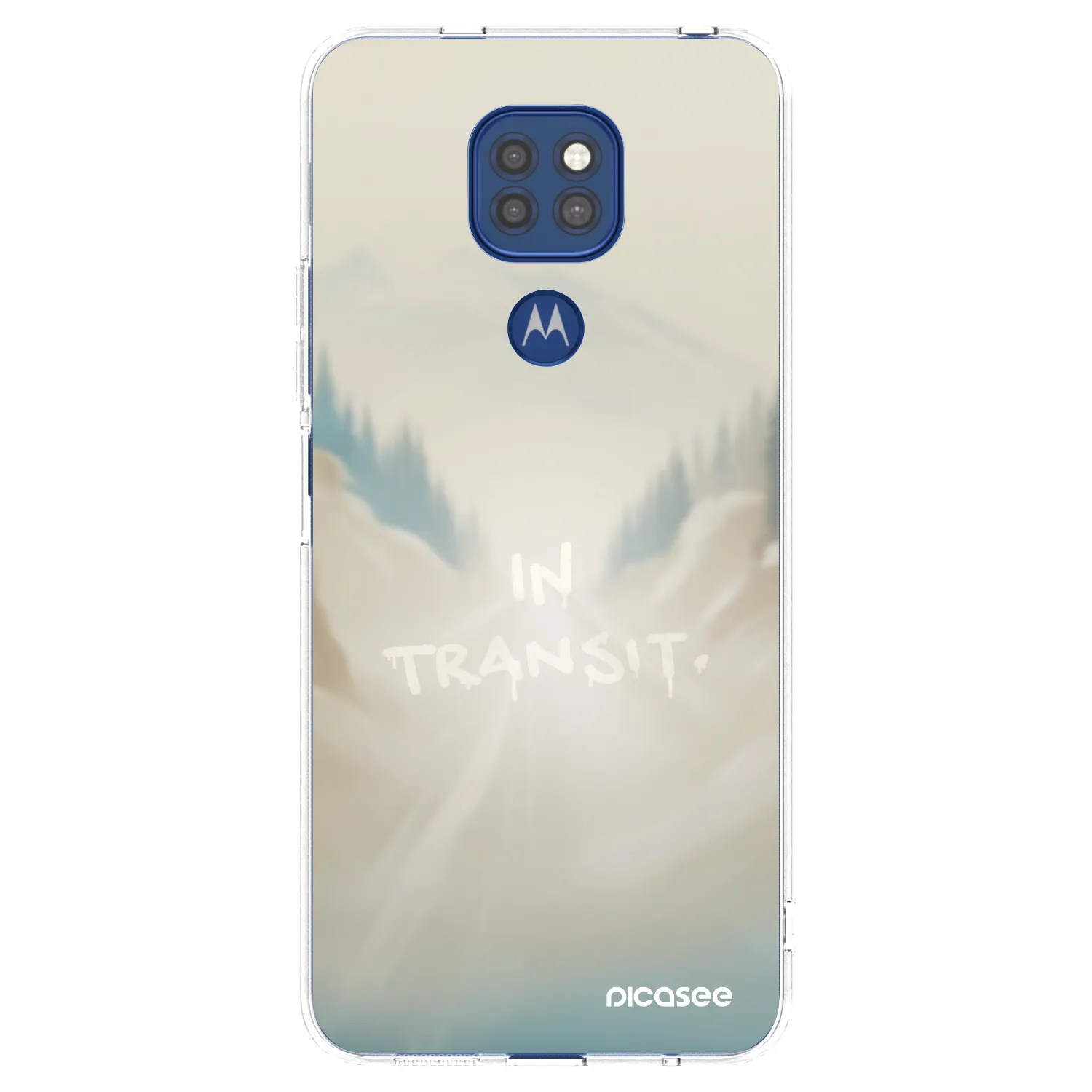 Picasee silikonska prozirna maskica za Motorola Moto G9 Play - IN TRANSIT