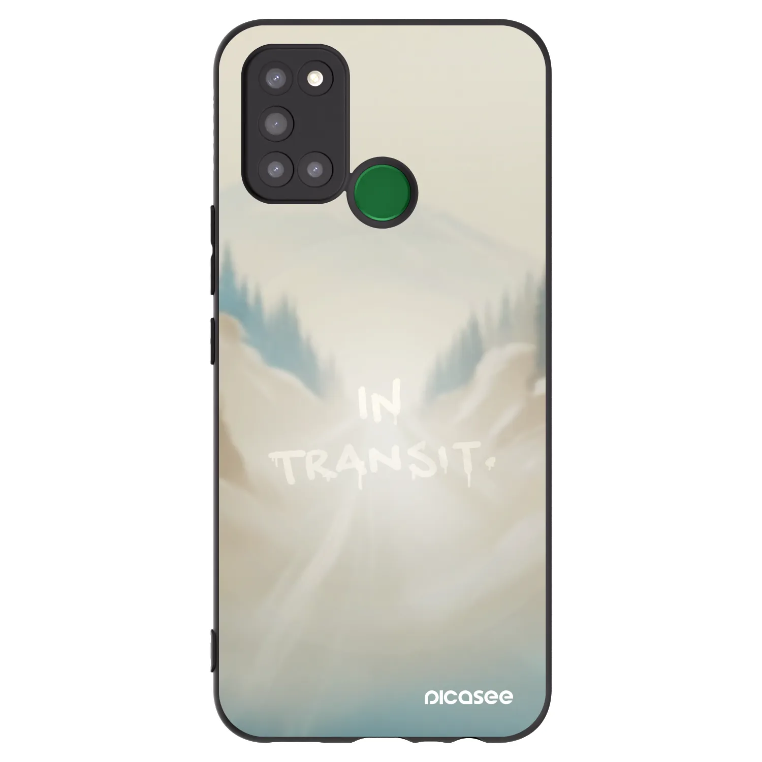 Picasee crna silikonska maskica za Realme 7i - IN TRANSIT