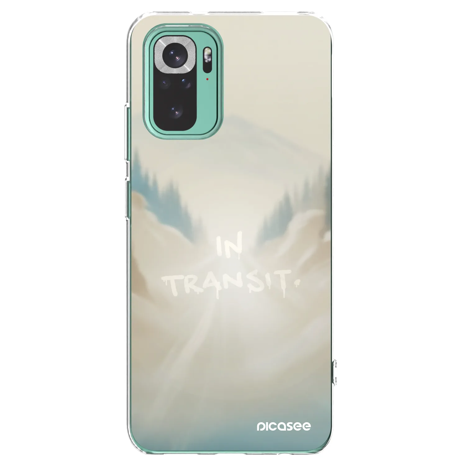 Picasee silikonska prozirna maskica za Xiaomi Redmi Note 10 Pro - IN TRANSIT