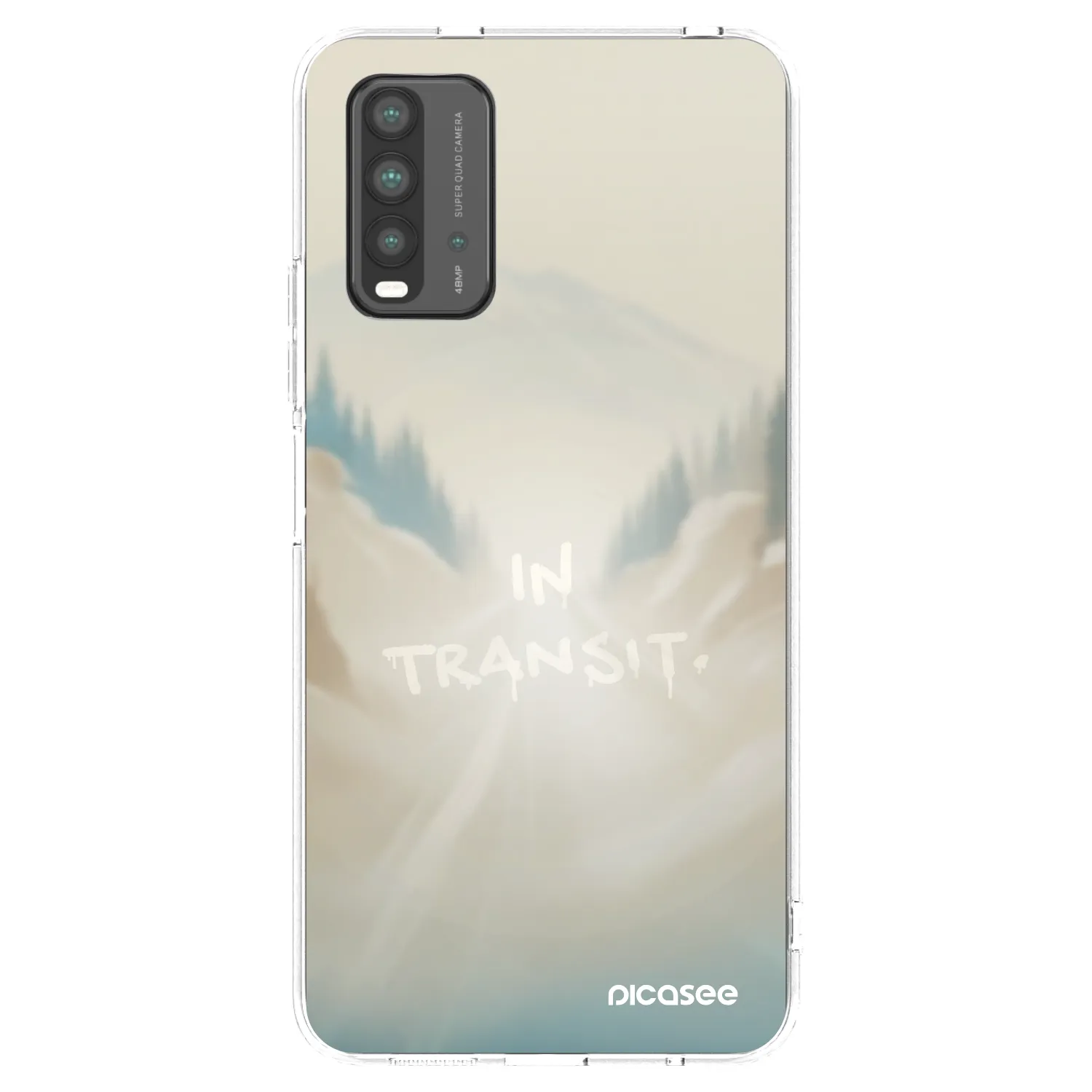 Picasee crna silikonska maskica za Xiaomi Redmi 9T - IN TRANSIT
