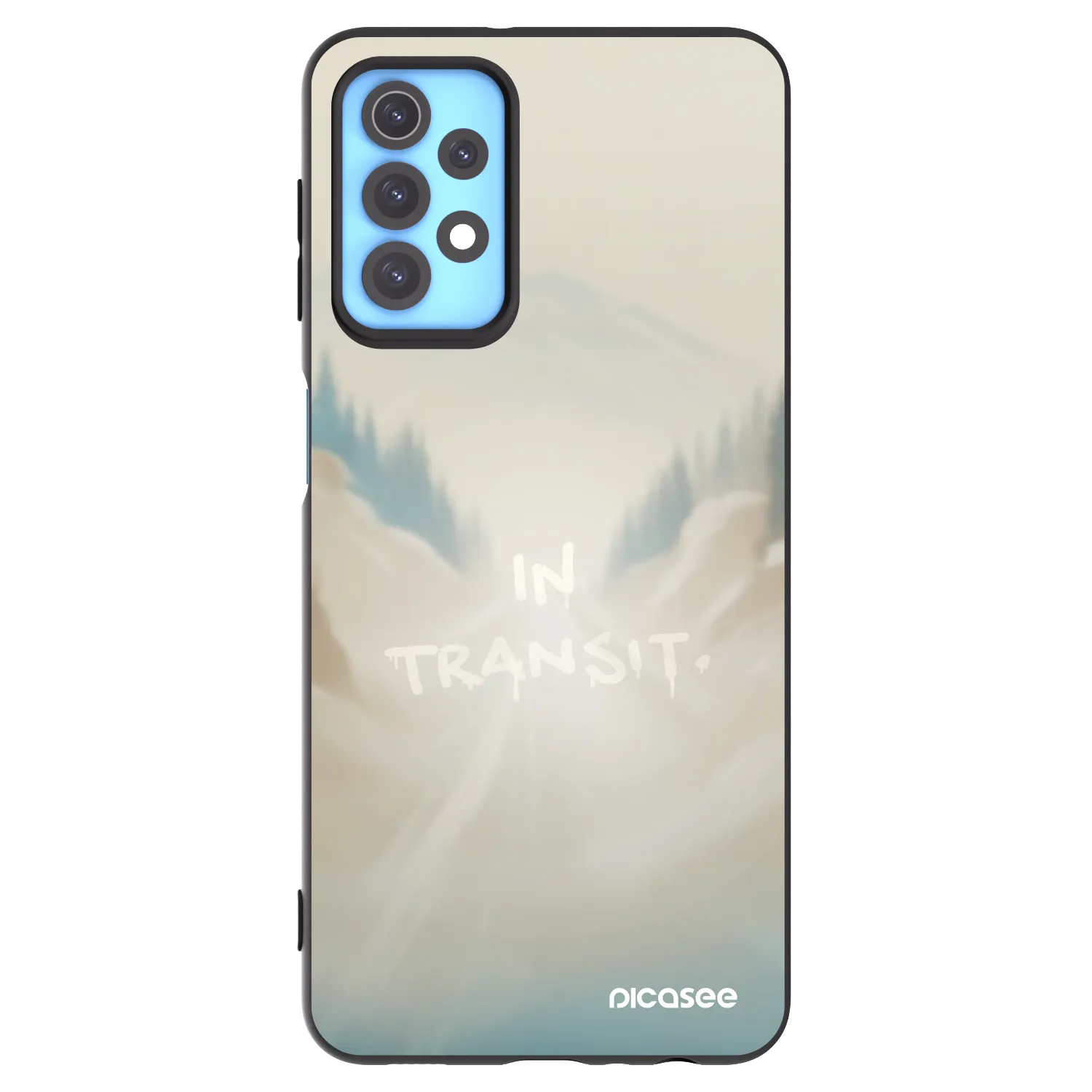 Picasee crna silikonska maskica za Samsung Galaxy A32 4G SM-A325F - IN TRANSIT