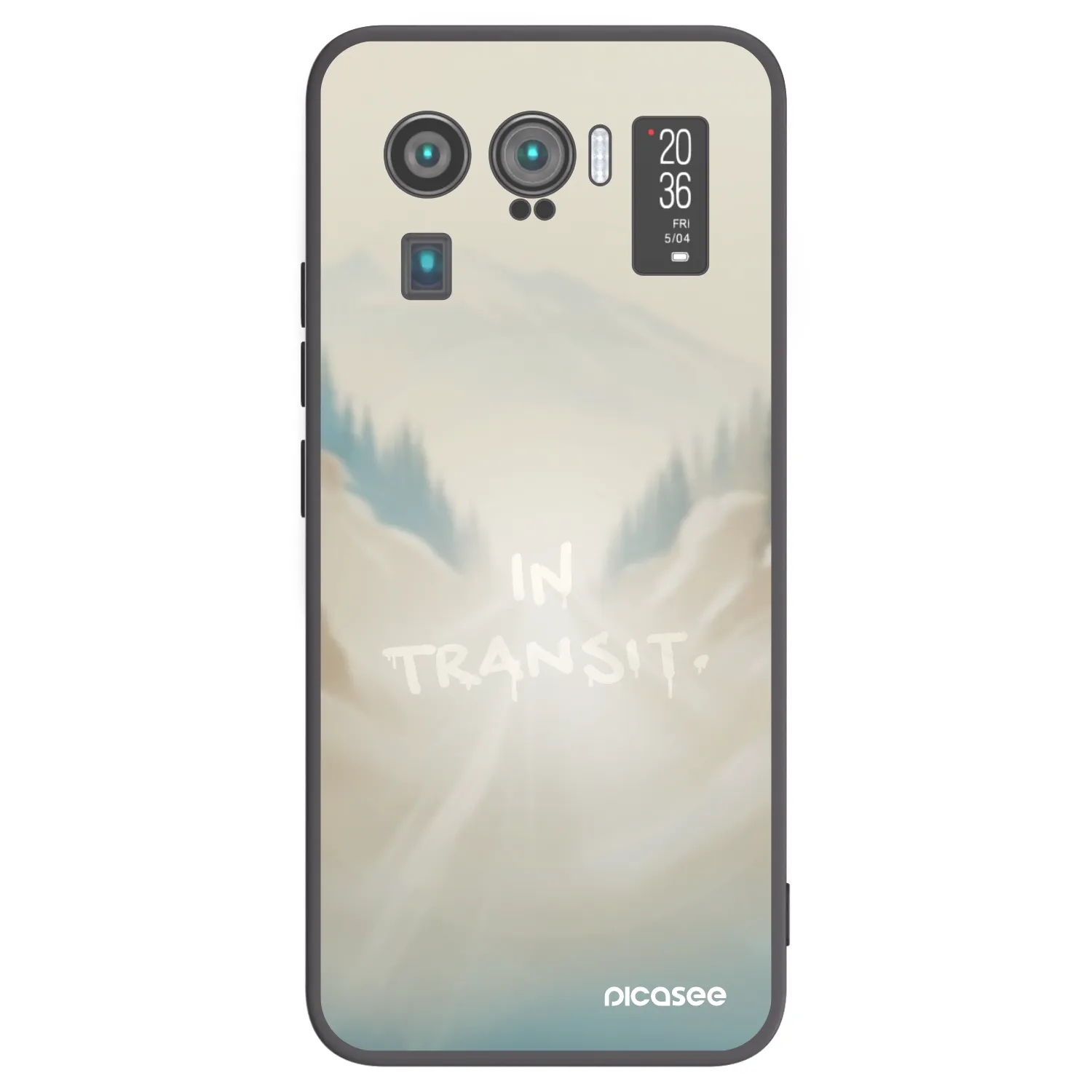 Picasee crna silikonska maskica za Xiaomi Mi 11 Ultra - IN TRANSIT