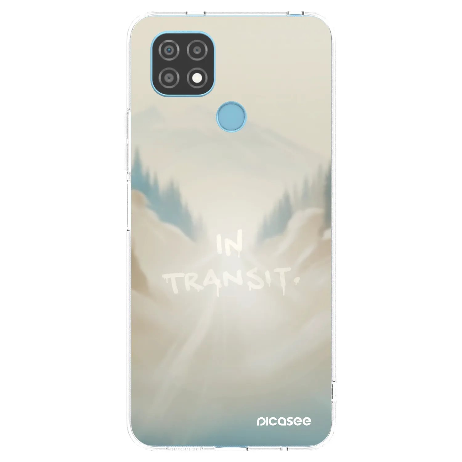 Picasee silikonska prozirna maskica za Realme C21 - IN TRANSIT