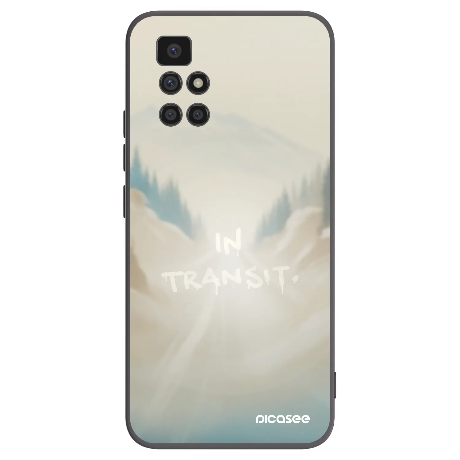 Picasee crna silikonska maskica za Xiaomi Redmi 10 - IN TRANSIT