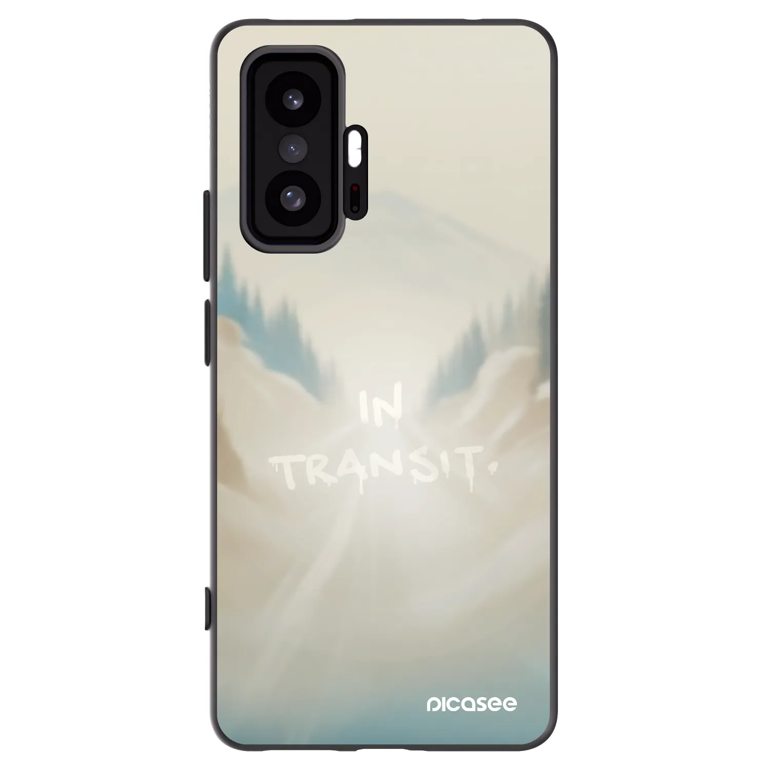 Picasee crna silikonska maskica za Xiaomi 11T - IN TRANSIT