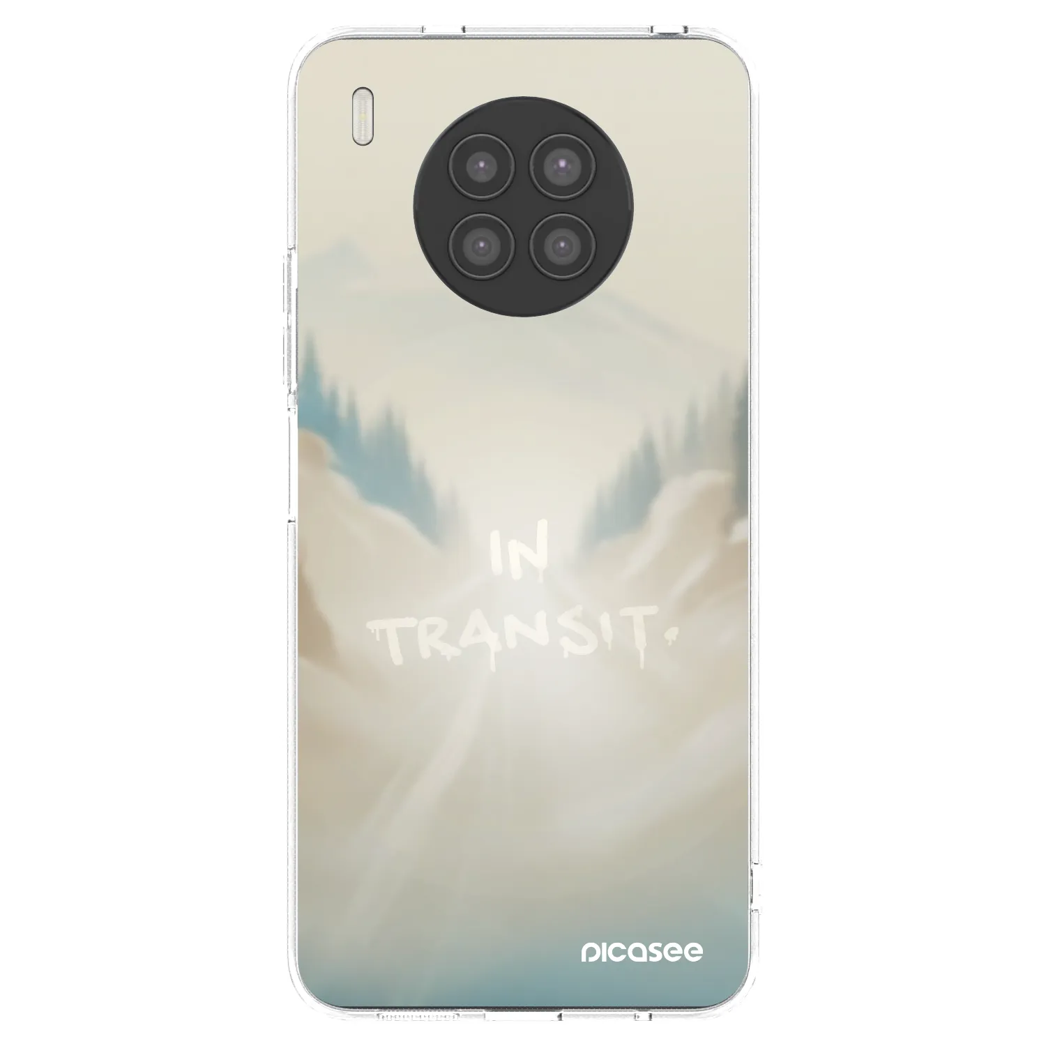 Picasee silikonska prozirna maskica za Huawei Nova 8i - IN TRANSIT