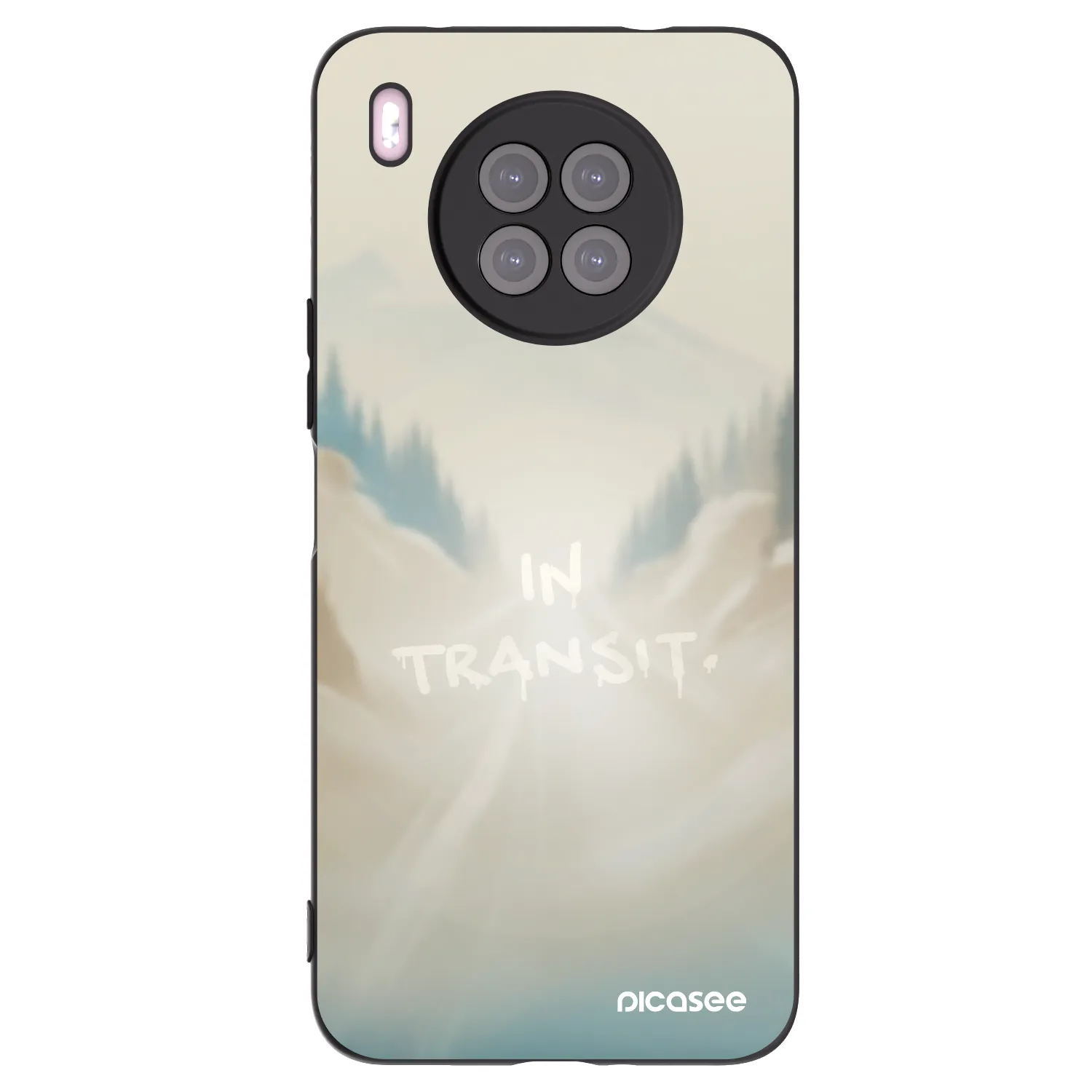 Picasee crna silikonska maskica za Huawei Nova 8i - IN TRANSIT