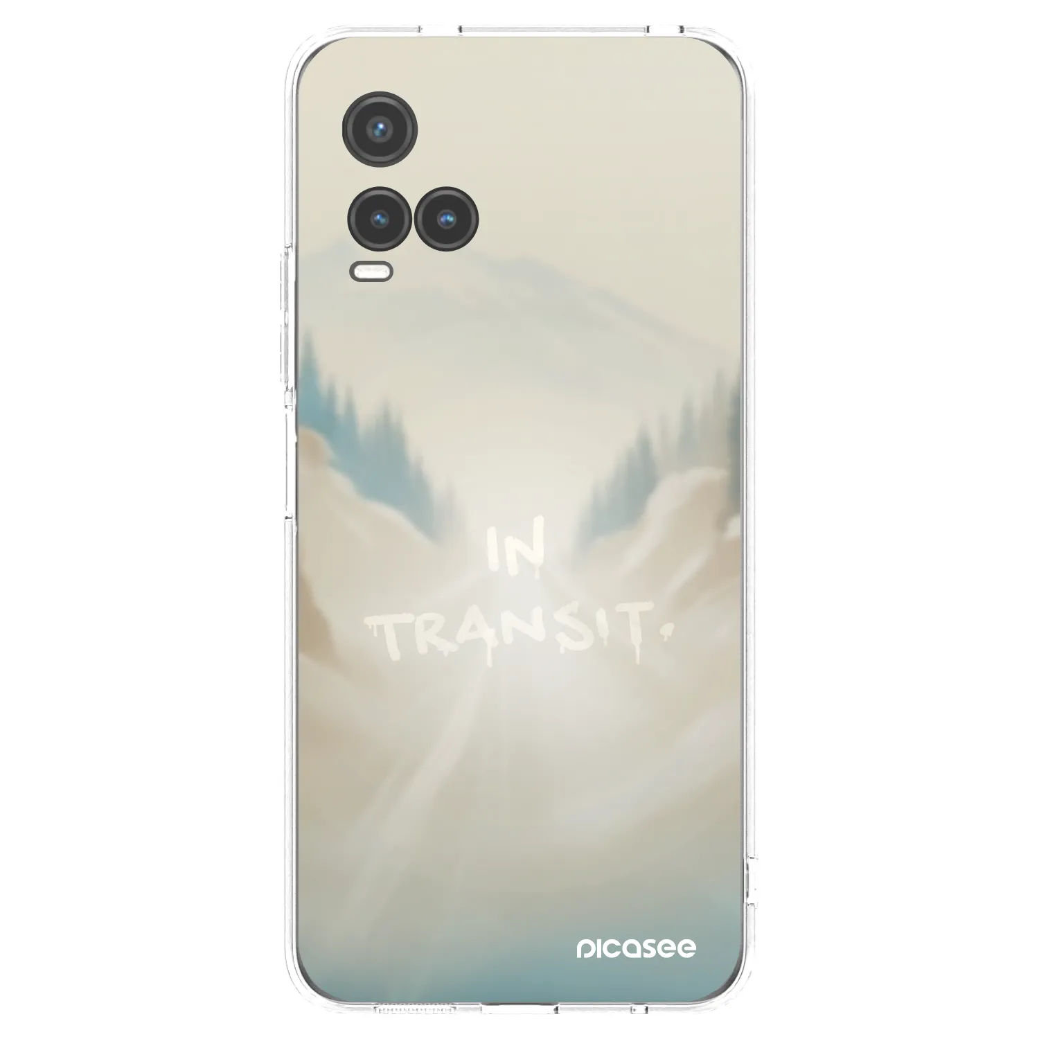 Picasee silikonska prozirna maskica za Vivo Y33s - IN TRANSIT