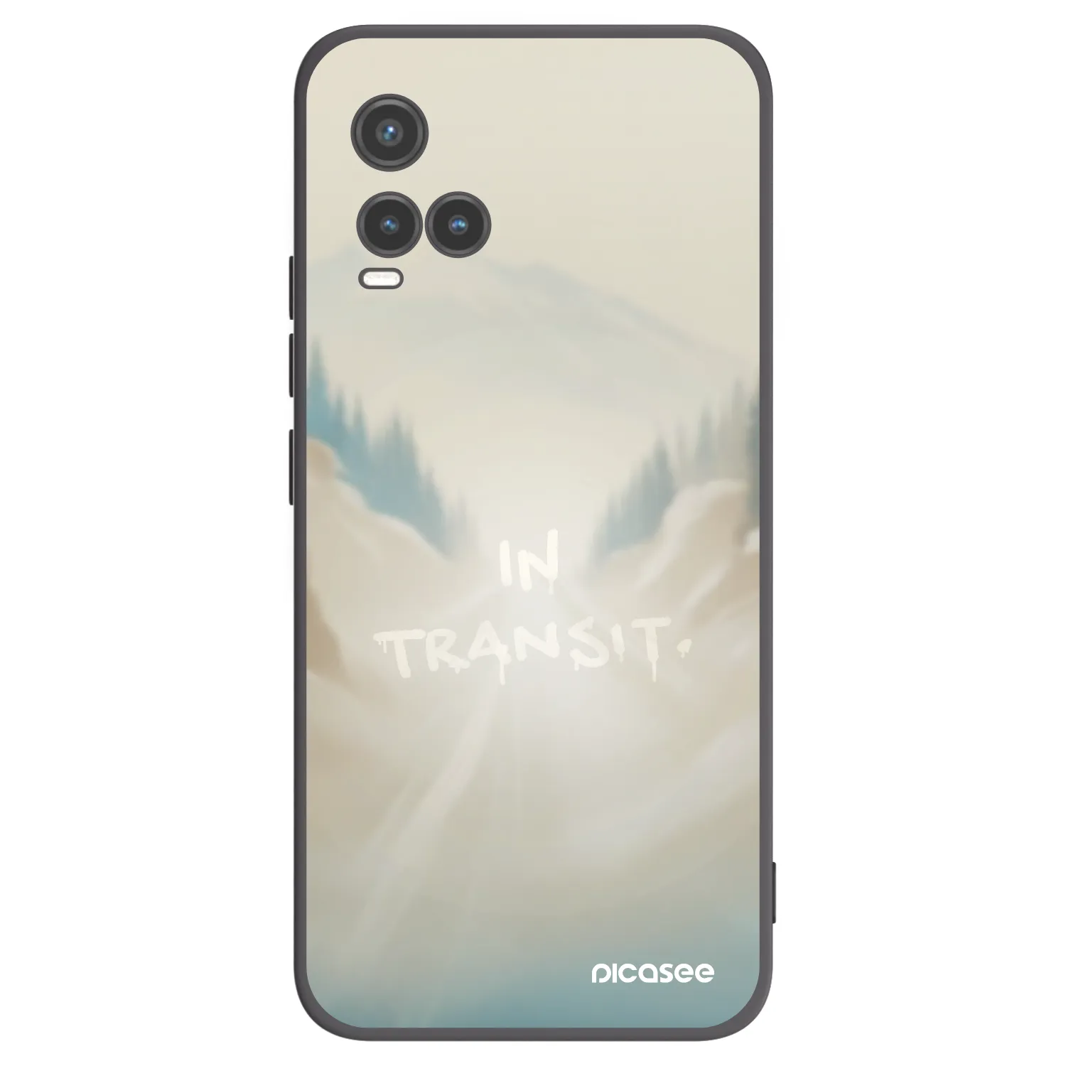 Picasee crna silikonska maskica za Vivo Y33s - IN TRANSIT