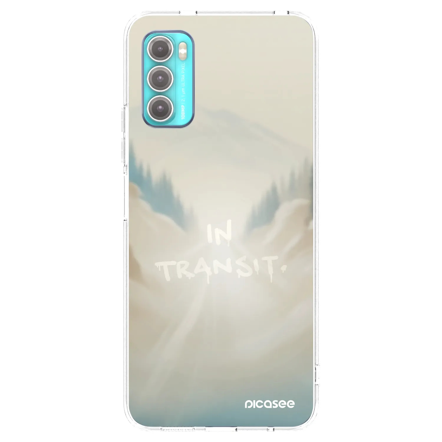 Picasee silikonska prozirna maskica za Motorola Moto G60 - IN TRANSIT