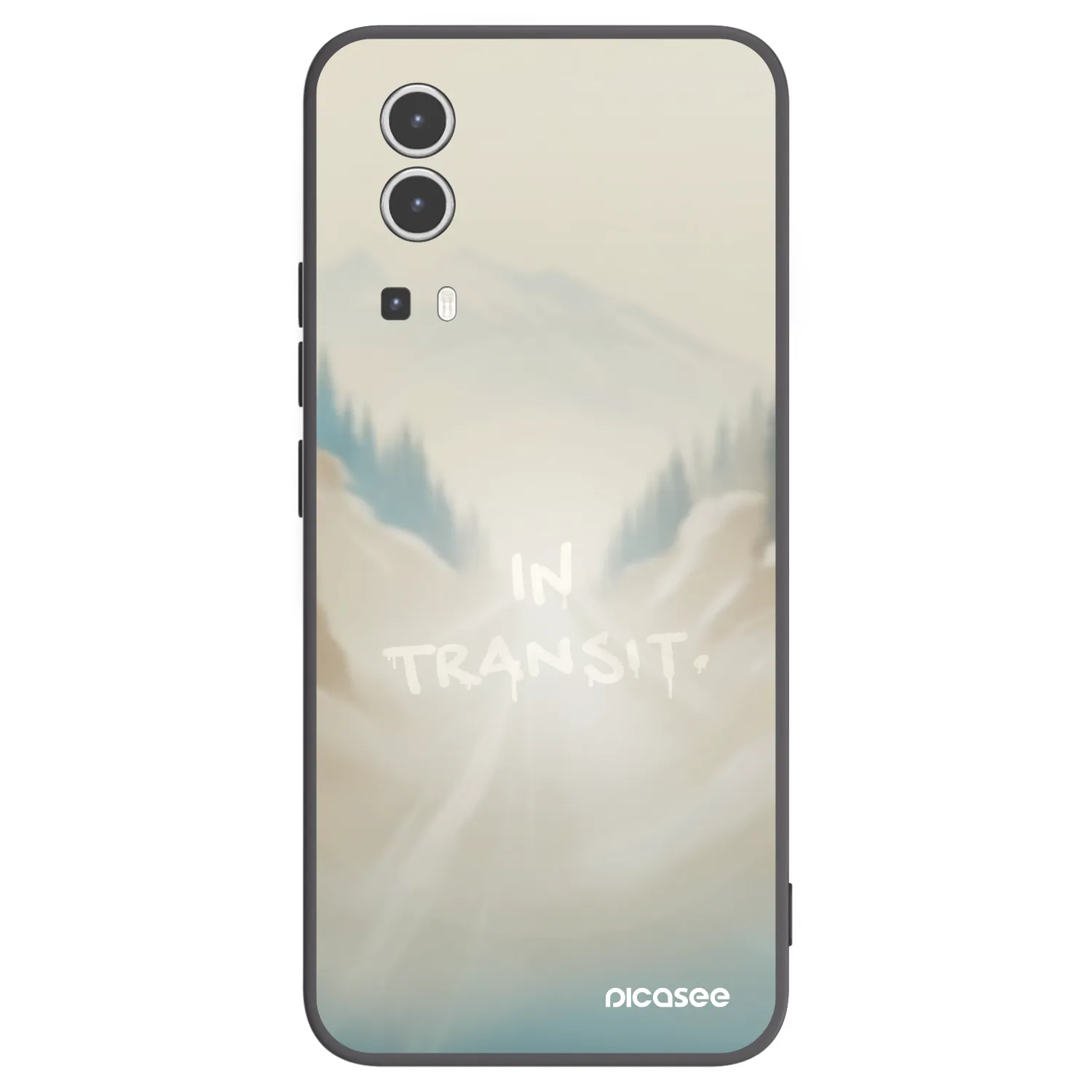 Picasee crna silikonska maskica za Vivo Y72 5G - IN TRANSIT