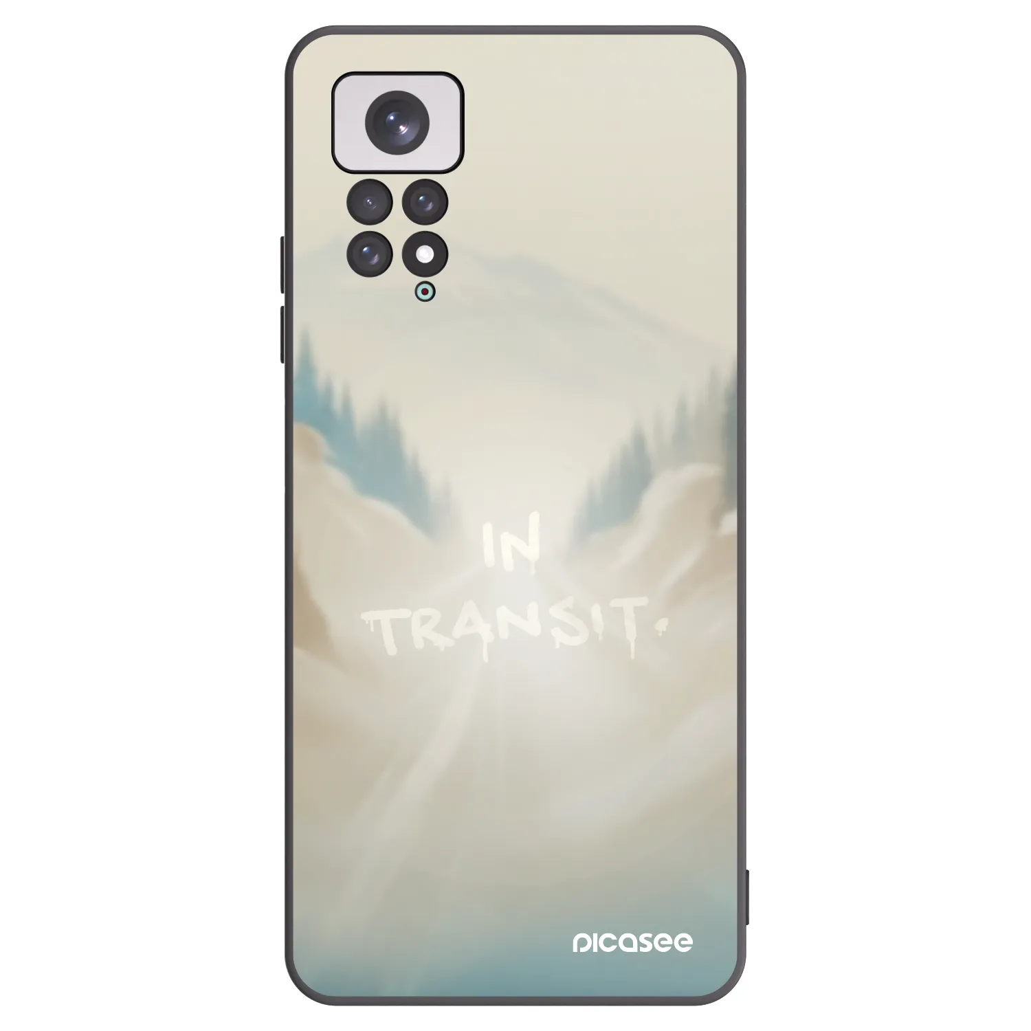 Picasee crna silikonska maskica za Xiaomi Redmi Note 11 - IN TRANSIT
