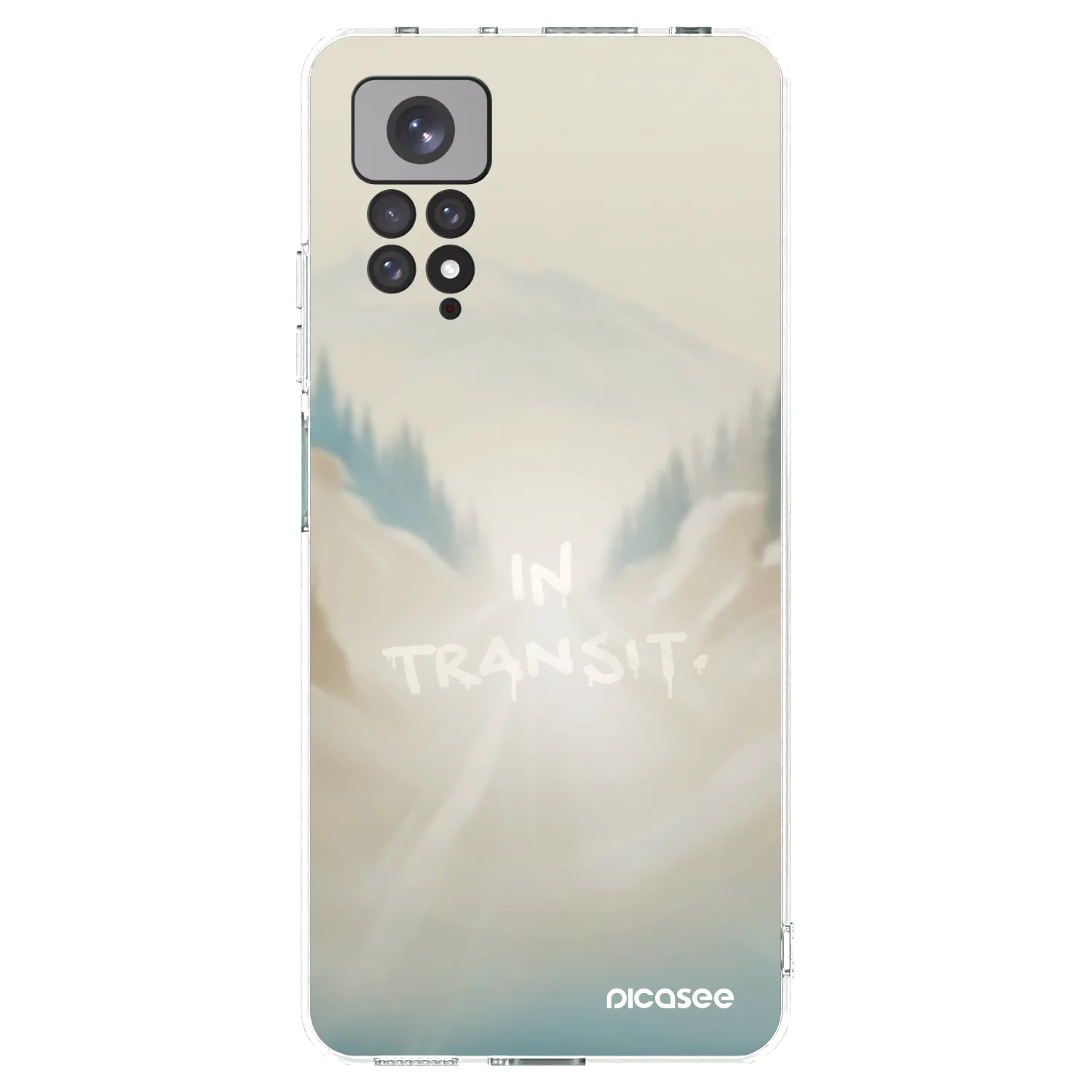 Picasee silikonska prozirna maskica za Xiaomi Redmi Note 11S 4G - IN TRANSIT