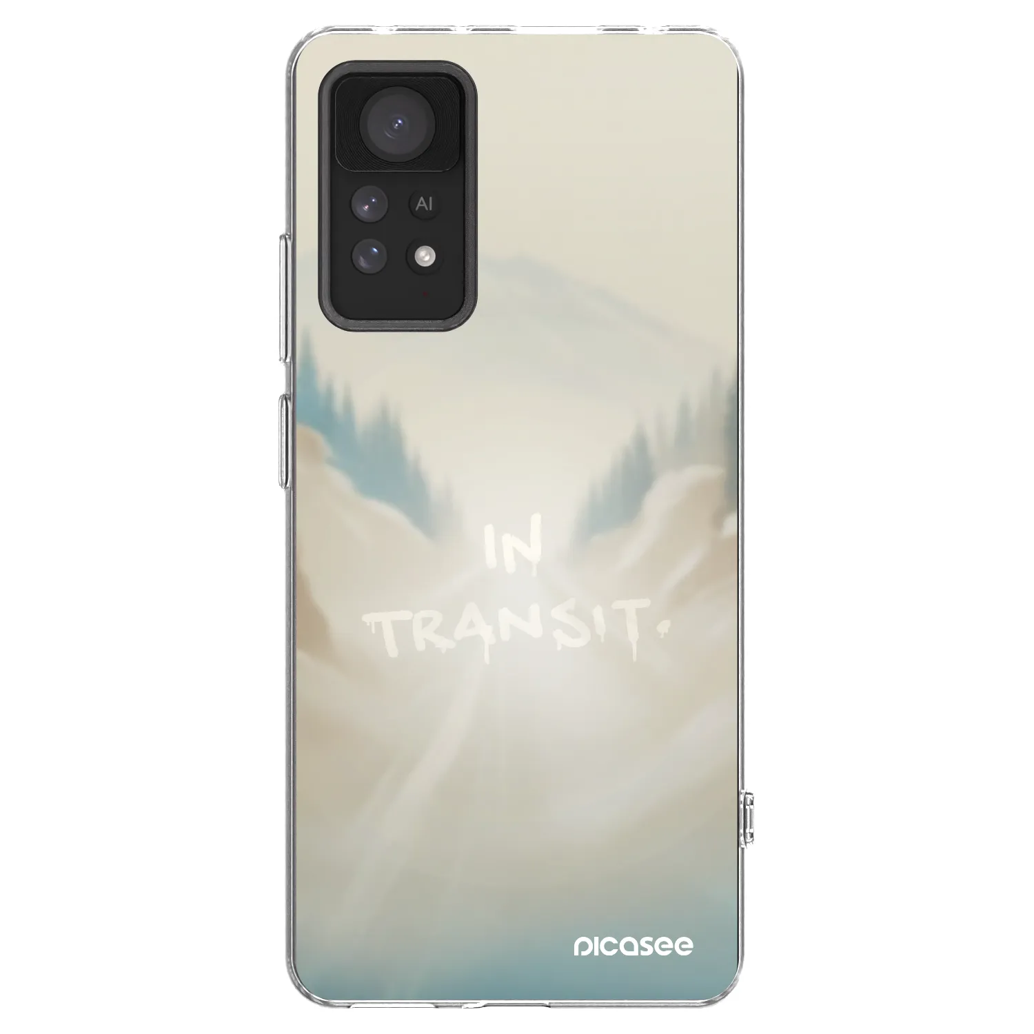Picasee silikonska prozirna maskica za Xiaomi Redmi Note 11 Pro 5G - IN TRANSIT