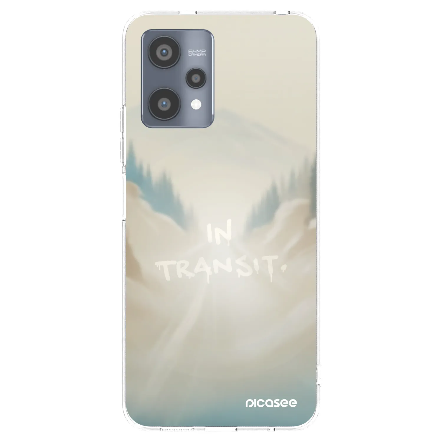 Picasee silikonska prozirna maskica za Realme 9 Pro 5G - IN TRANSIT