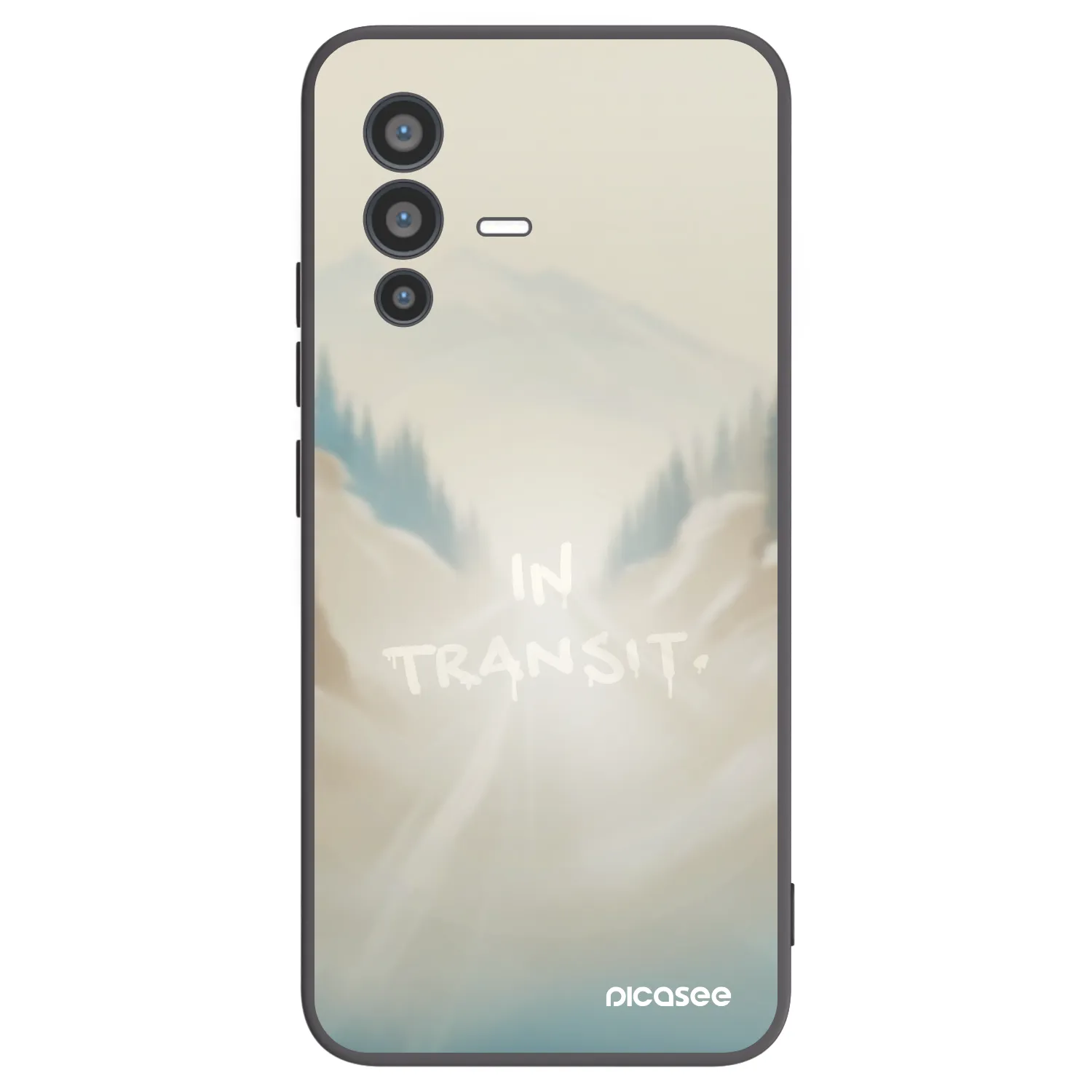 Picasee crna silikonska maskica za Vivo V23 5G - IN TRANSIT