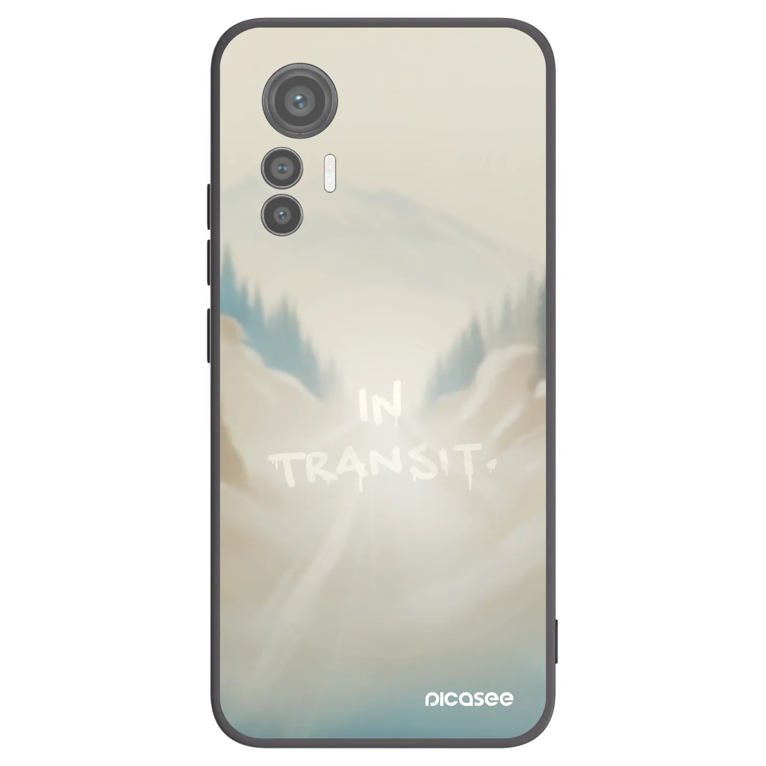 Picasee crna silikonska maskica za Xiaomi 12 Lite - IN TRANSIT