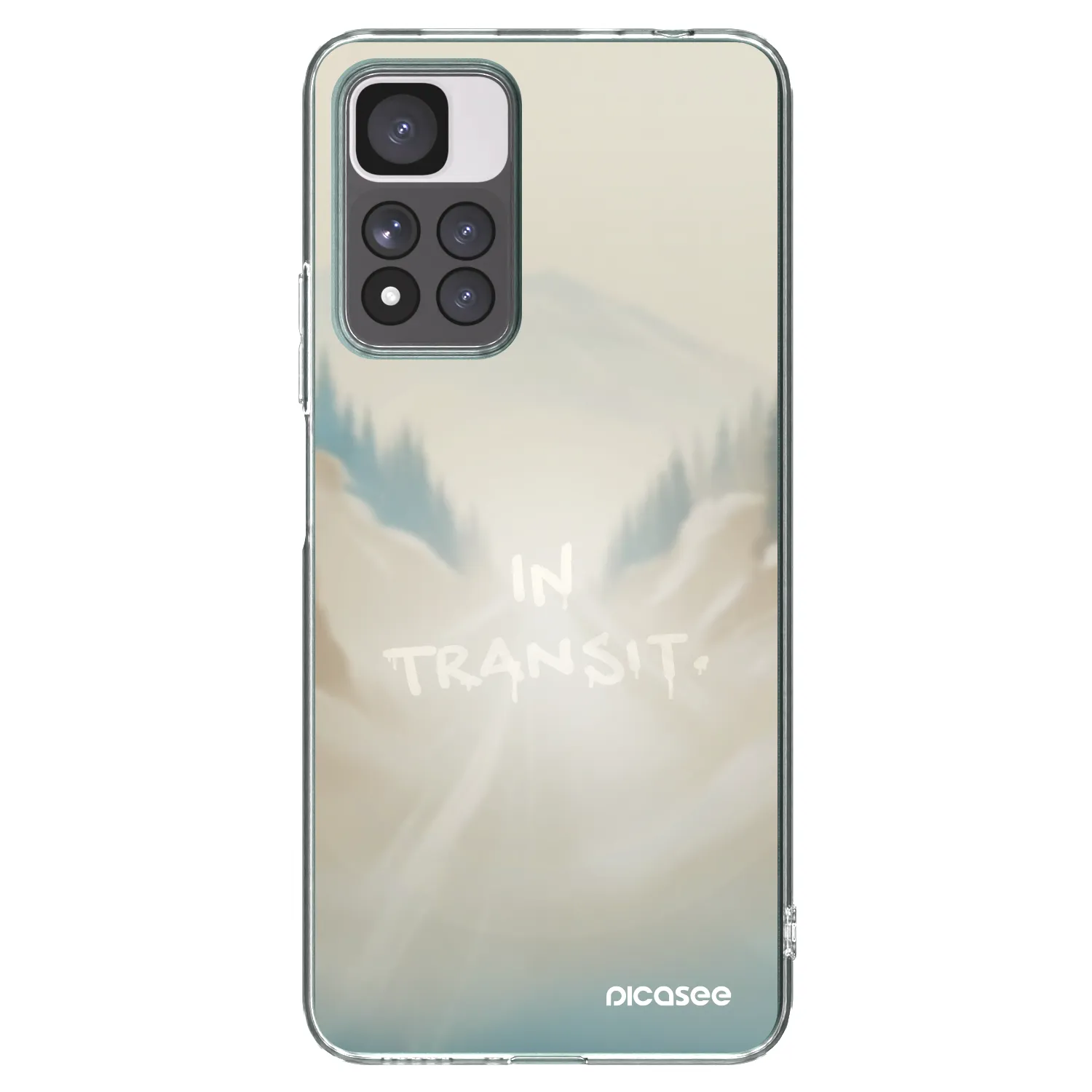 Picasee silikonska prozirna maskica za Xiaomi Redmi Note 11 Pro+ 5G - IN TRANSIT