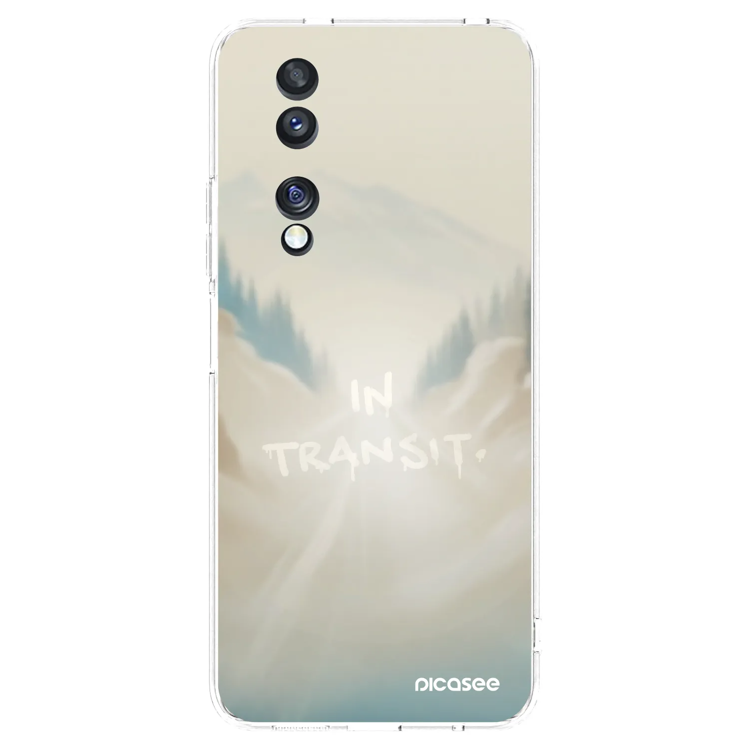 Picasee silikonska prozirna maskica za Honor 70 - IN TRANSIT