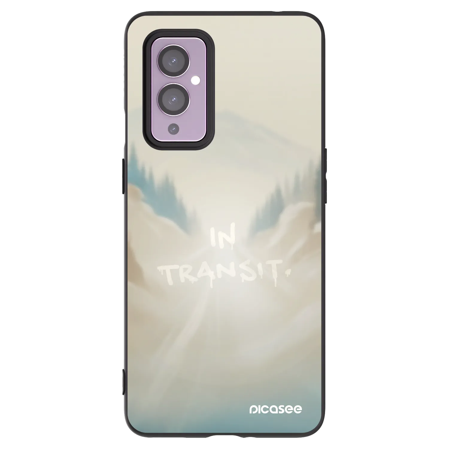 Picasee crna silikonska maskica za OnePlus 9 - IN TRANSIT